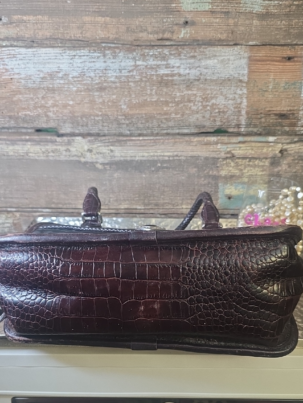 Brighton Lansky Travel Cosmetic & Toiletry Bag, Vintage 1990/2000 - Picture 4 of 10